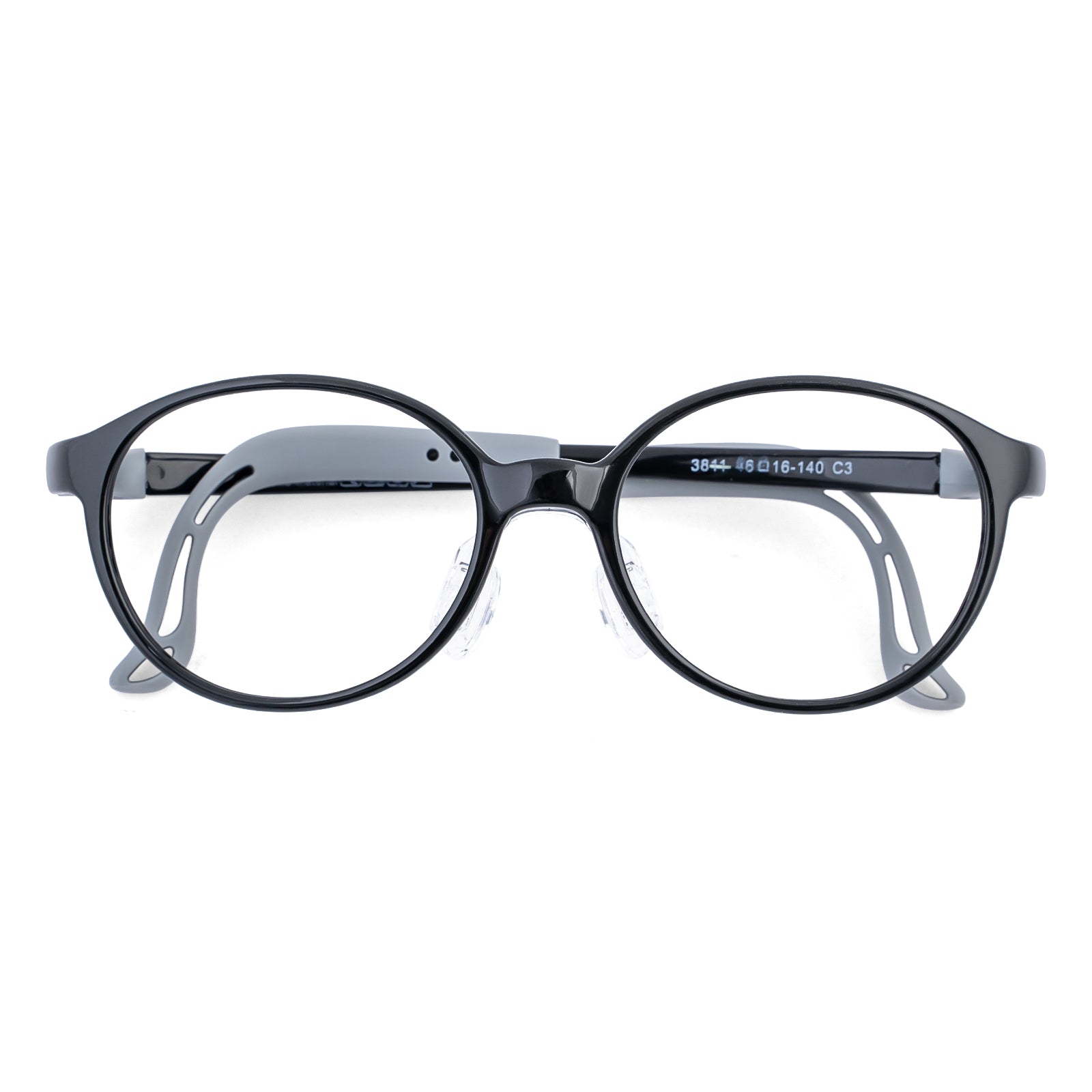 Teddy black gray kids prescription glasses