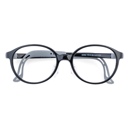 color:Black-Gray | Teddy black gray kids prescription glasses