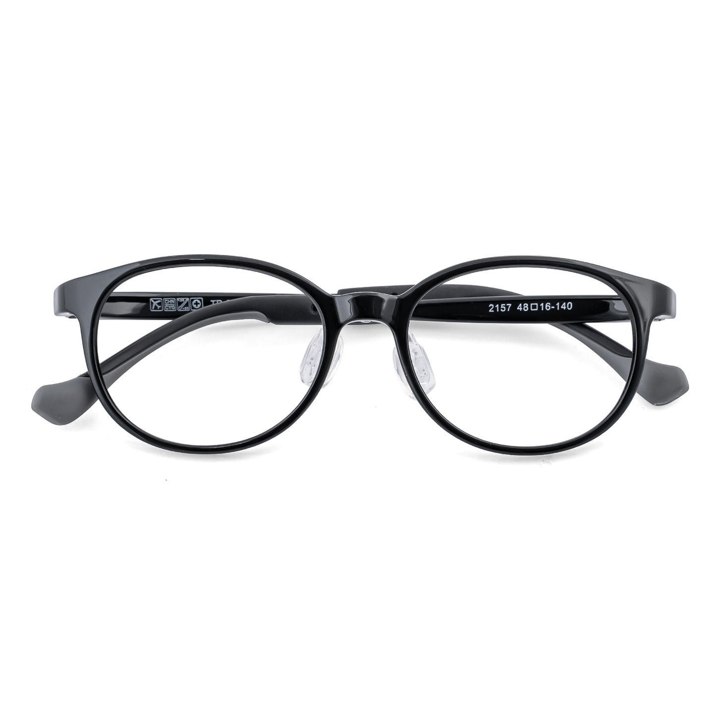 Theo black kids prescription glasses