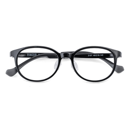 color:Black | Theo black kids prescription glasses