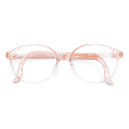 color:Light-Orange | Teddy light orange kids prescription glasses