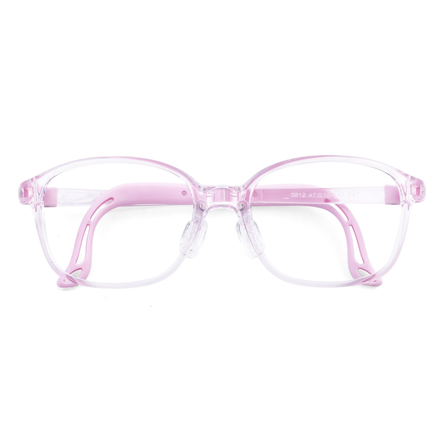 Lulu clear pink kids prescription glasses