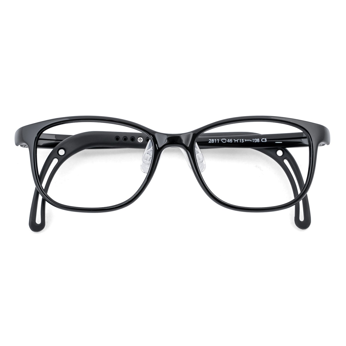 Lily black kids prescription glasses
