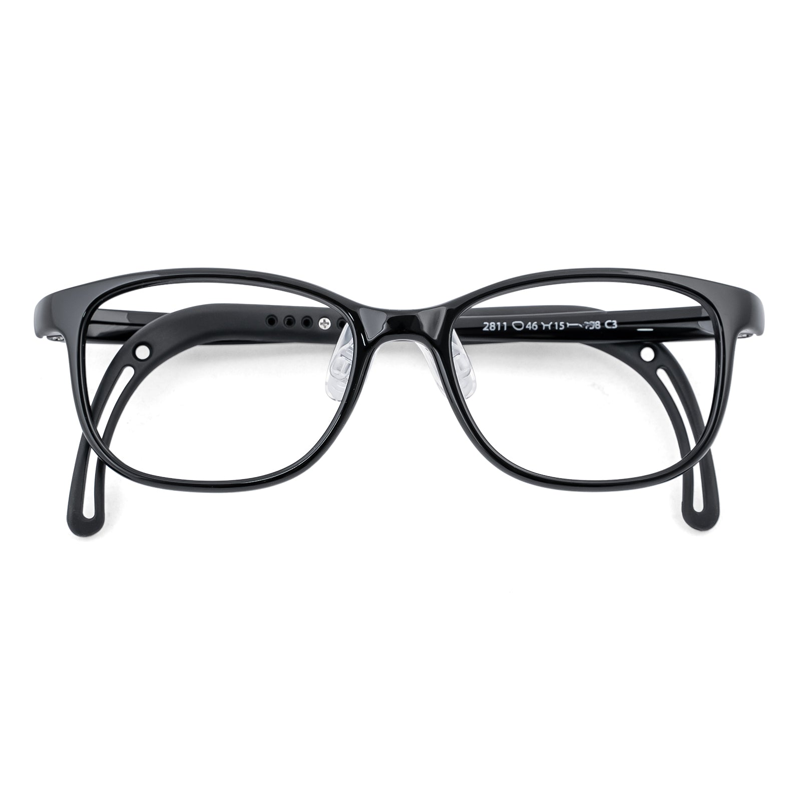 Lily black kids prescription glasses
