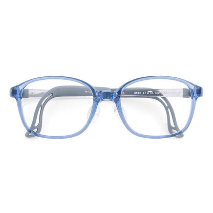 color:Blue-Gray | Lulu blue gray kids prescription glasses