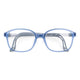 color:Blue-Gray | Lulu blue gray kids prescription glasses