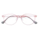 color:Pink | Theo pink kids prescription glasses