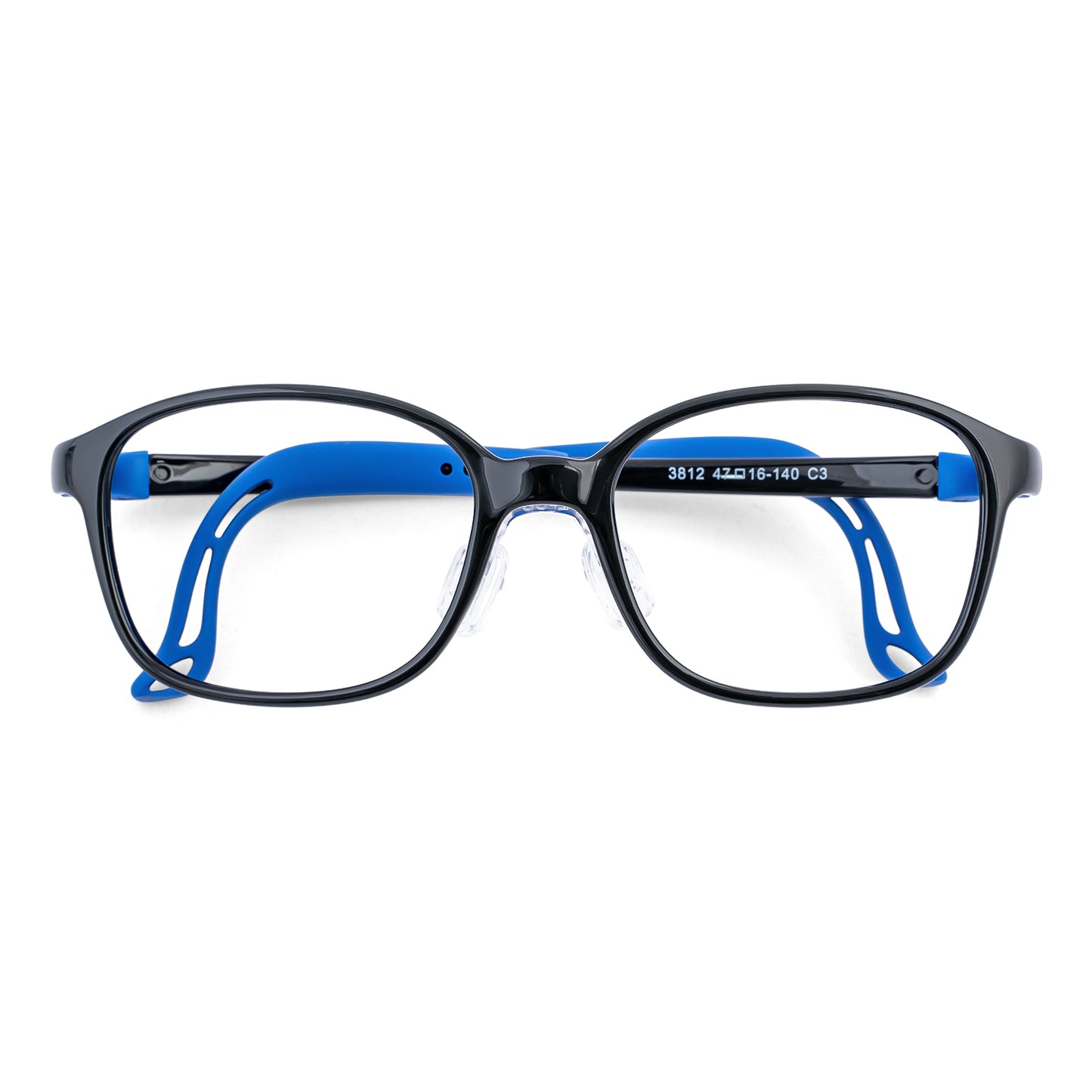 Lulu black blue kids prescription glasses