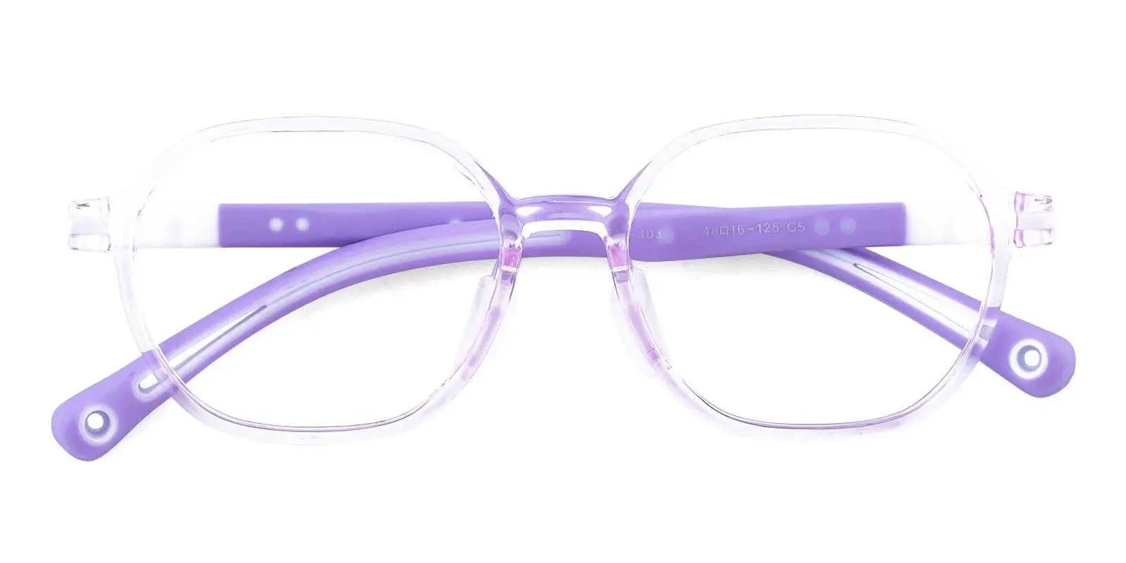 Campbell - Kid's Oval Blue Eyeglasses Frame