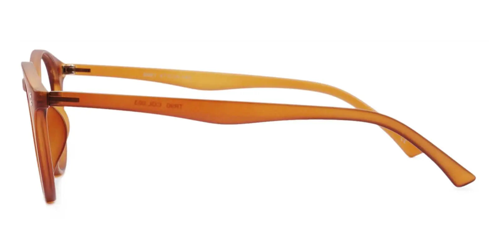 Phobos - Kid's Round Brown Eyeglasses Frame