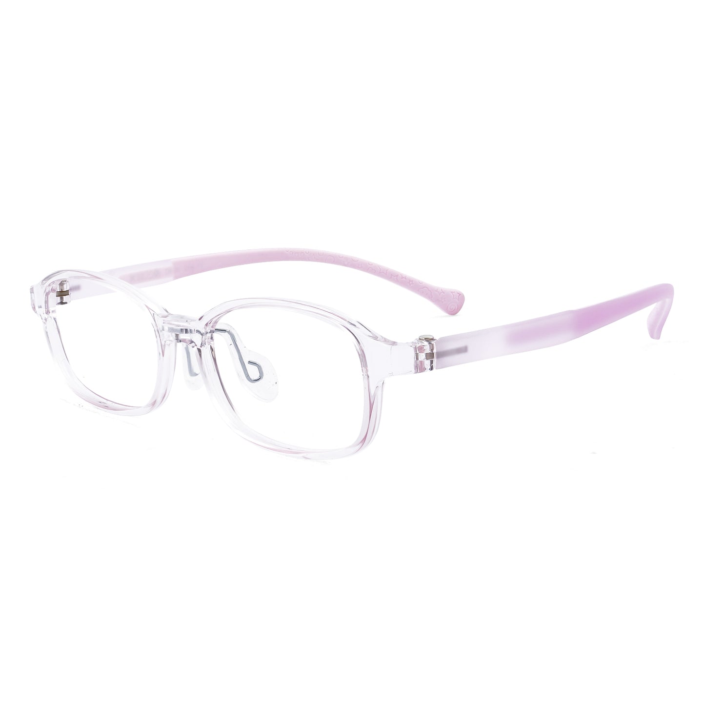 Noah purple kids glasses angle view