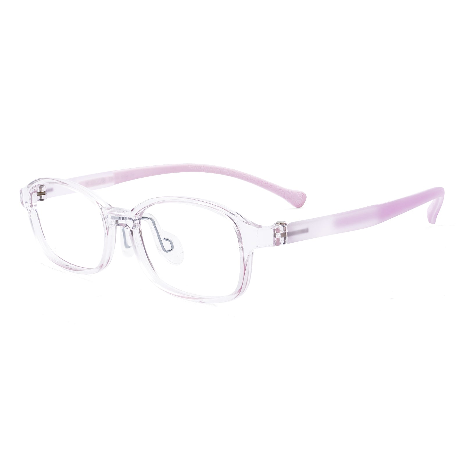 Noah purple kids glasses angle view