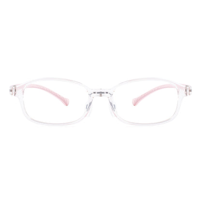 color:Pink | Noah pink kids glasses front frame detail