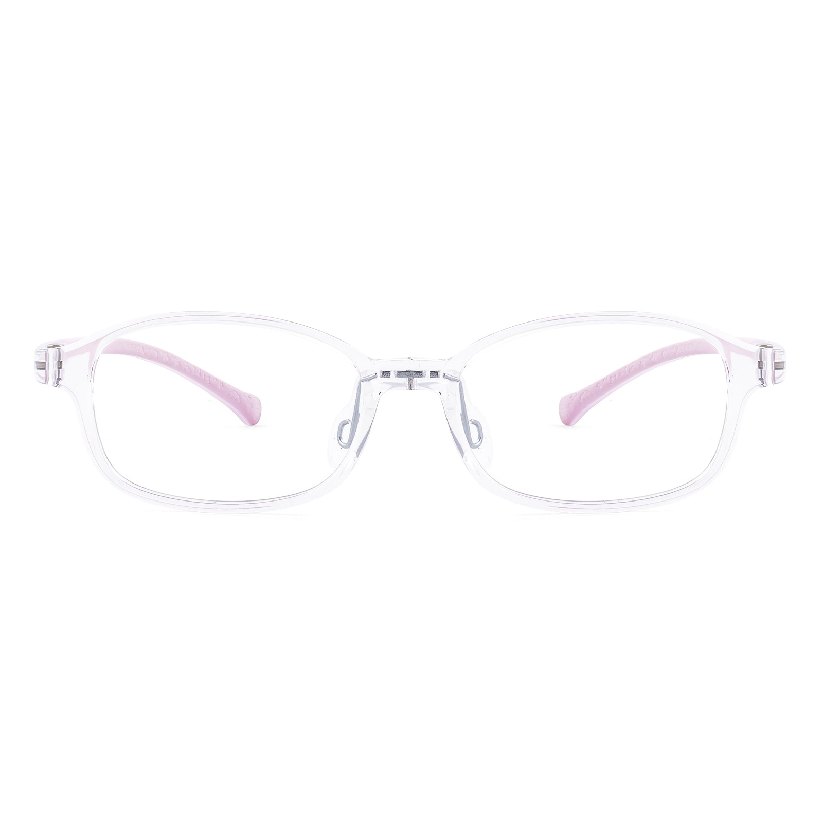 Noah purple kids glasses front frame detail