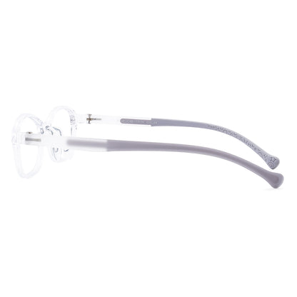 color:Clear | Noah clear kids glasses side view