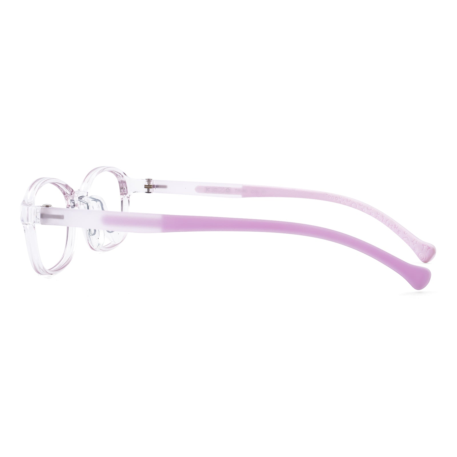 Noah purple kids glasses side view