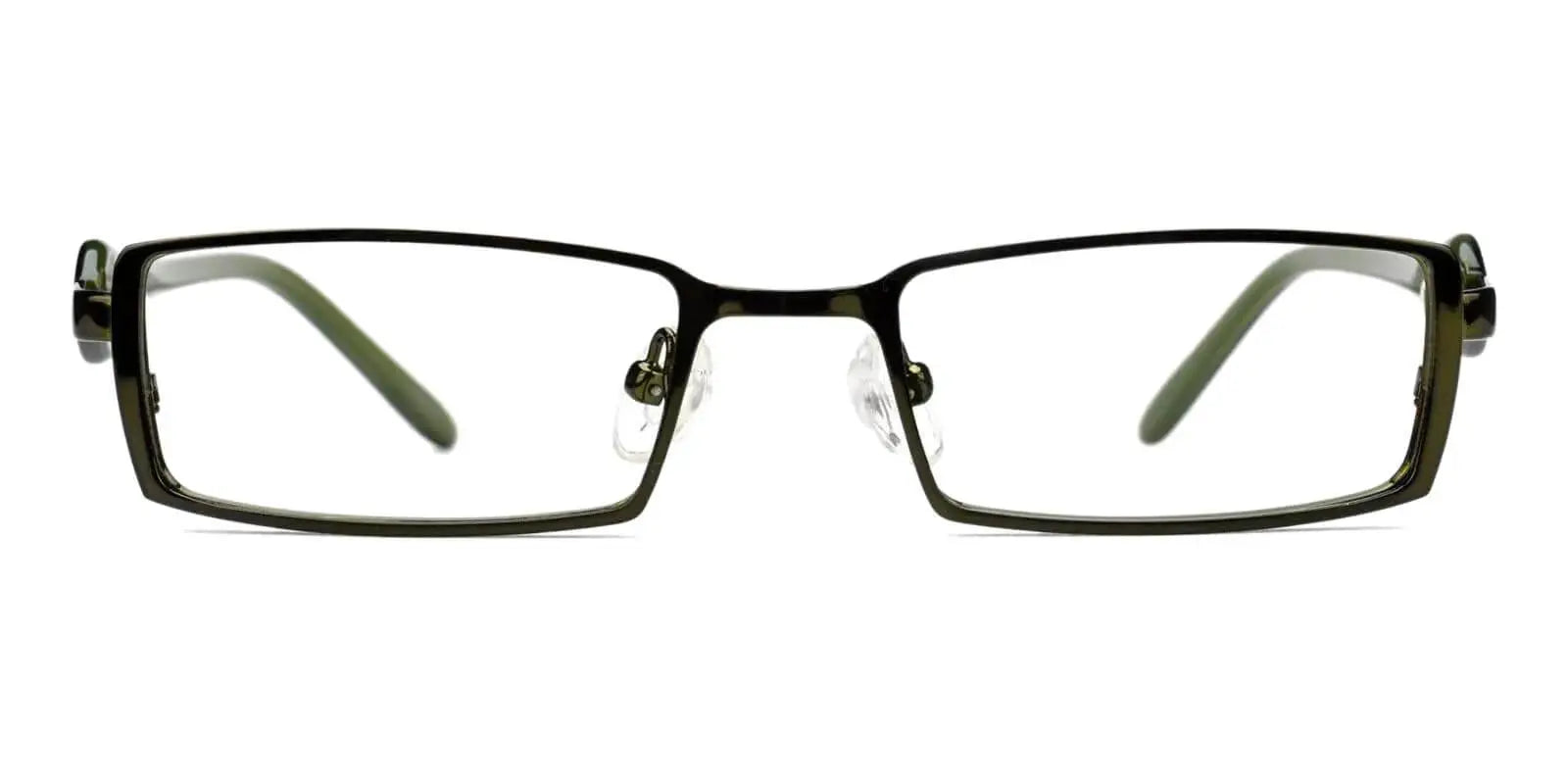 Selena - Rectangle Metal Green Eyeglasses Frame