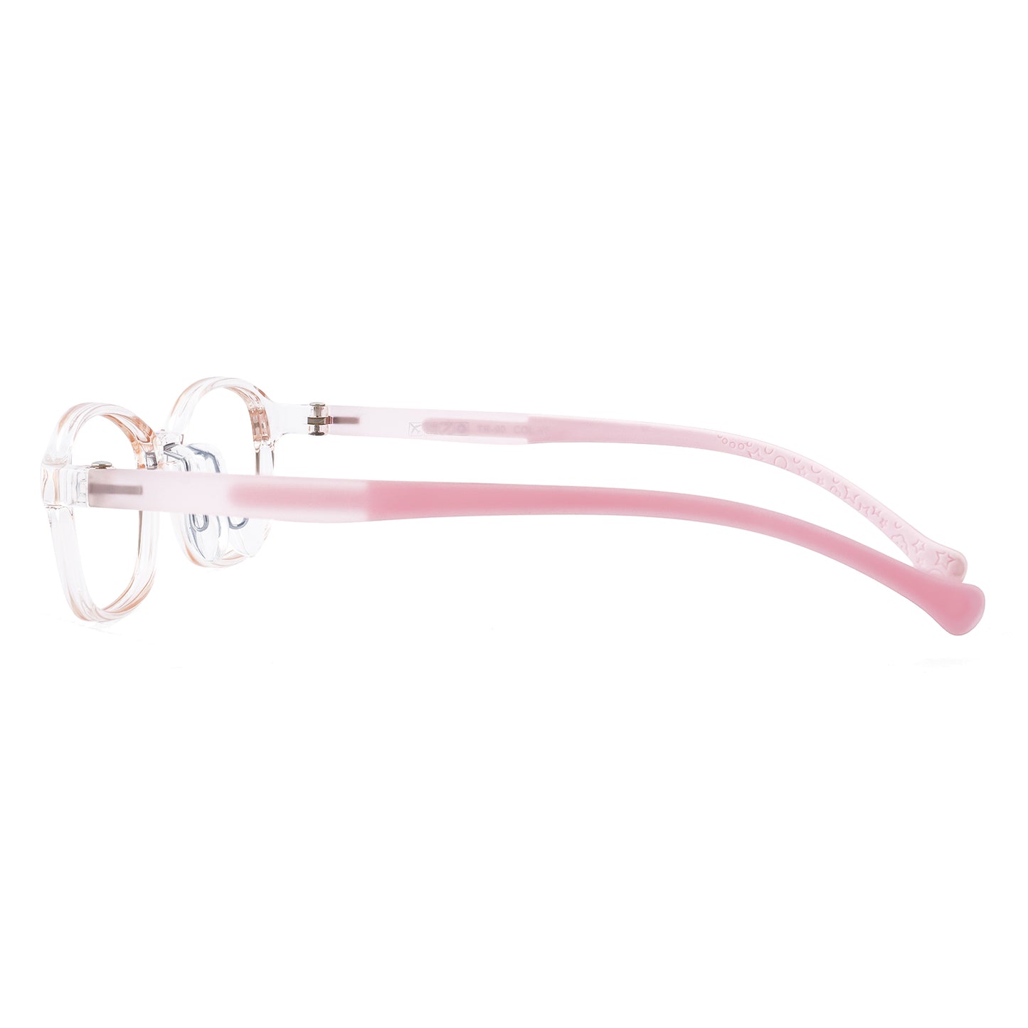 Noah pink kids glasses side view
